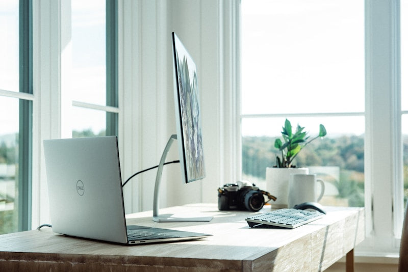 RGB LED Desk Lamp with Wireless Charging and USB Port
